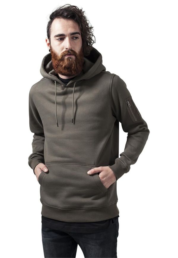 UC Men Sweat Bomber Hoody Olive