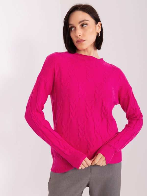 Wool Fashion Italia Sweater-AT-SW-2340.10-fuchsia