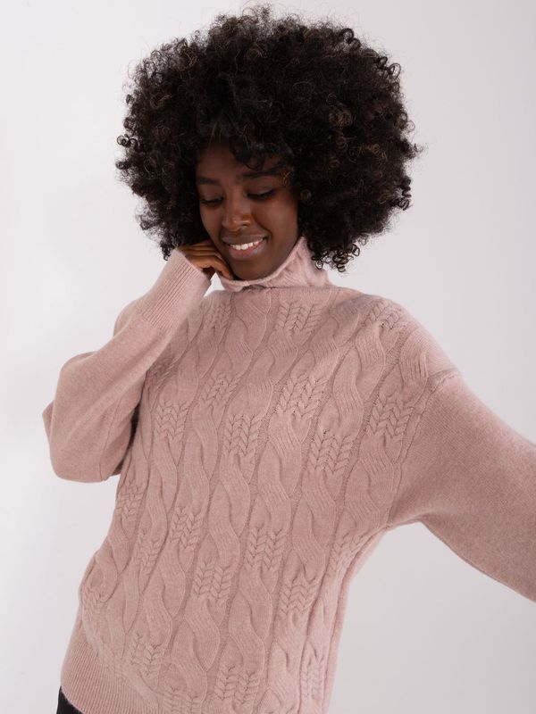 Fashionhunters Sweater-AT-SW-23401.97P-dark pink