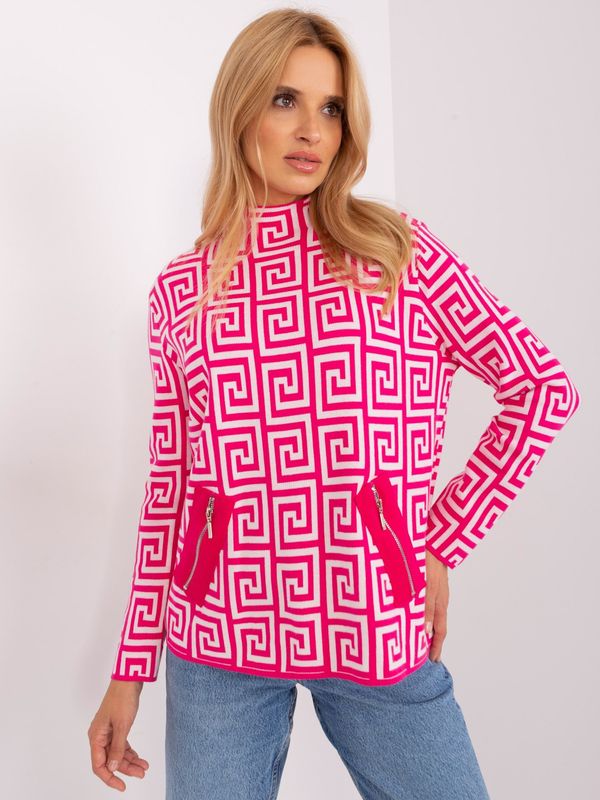 Wool Fashion Italia Sweater-AT-SW-2341.00P-Fuchsia