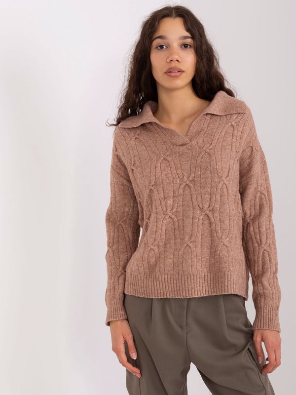 Wool Fashion Italia Sweater-AT-SW-2349-2.96-brown