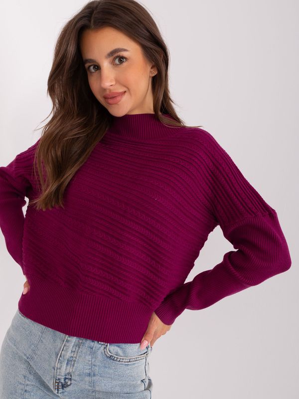 Wool Fashion Italia Sweater-AT-SW-2368.36X-Purple