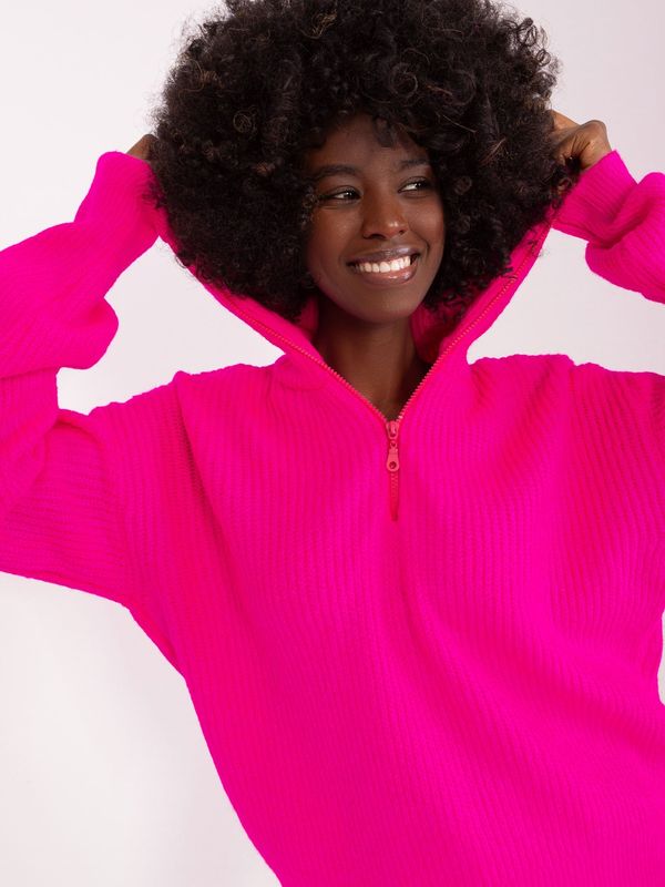 BADU Sweater-BA-SW-0374.07P-fluo pink