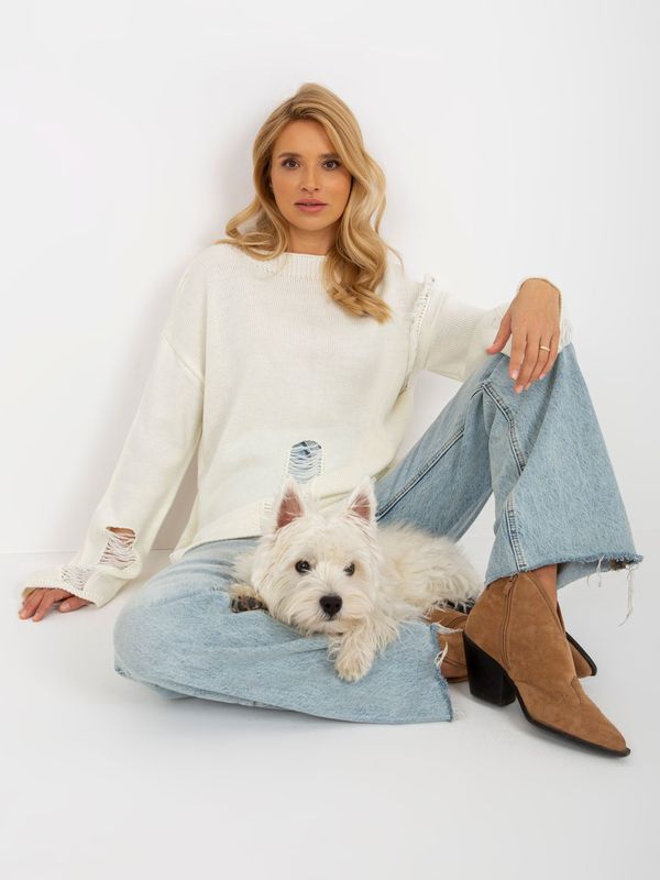 BADU Sweater-BA-SW-8043.03-ecru