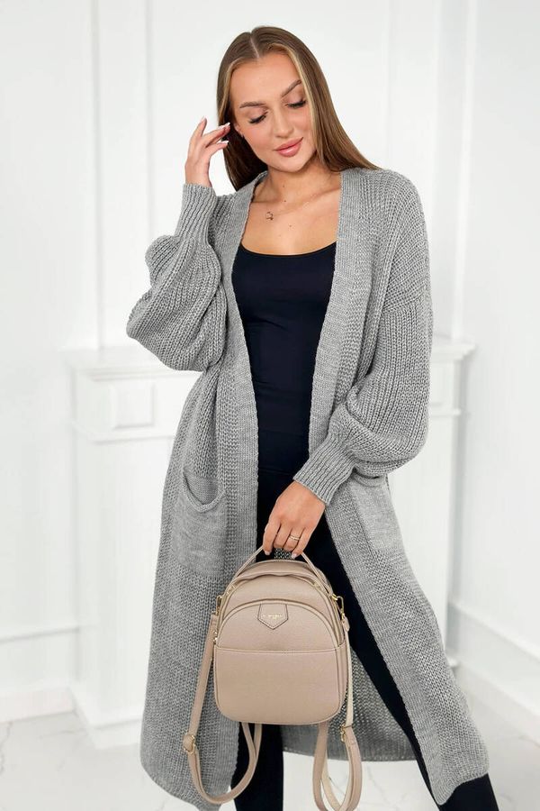 Kesi Sweater long sweater light grey