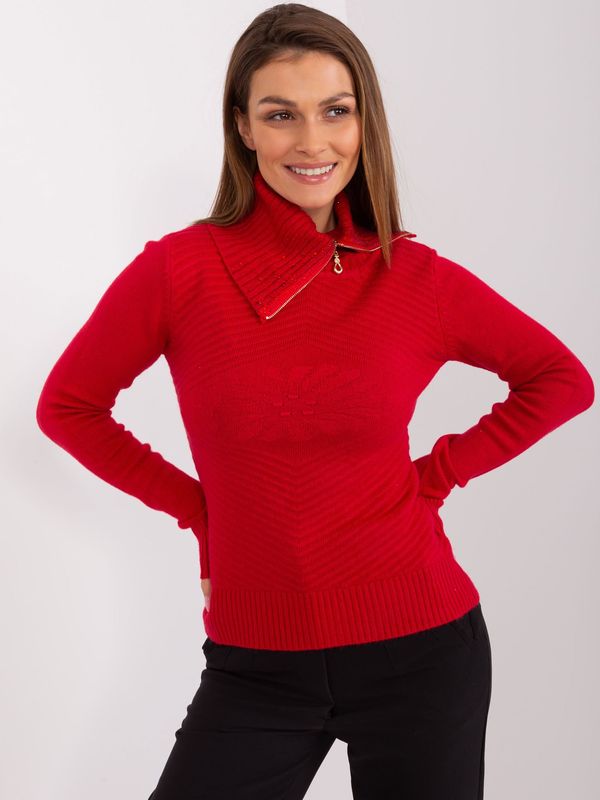 Passione moda Sweater-PM-SW-R3634.99-red