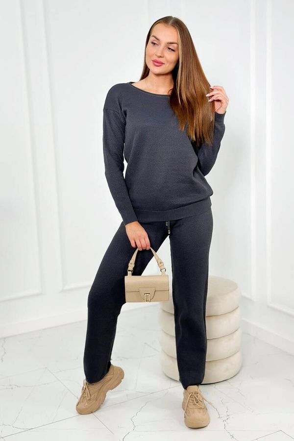 Kesi Sweater set: sweatshirt + pants Graphite