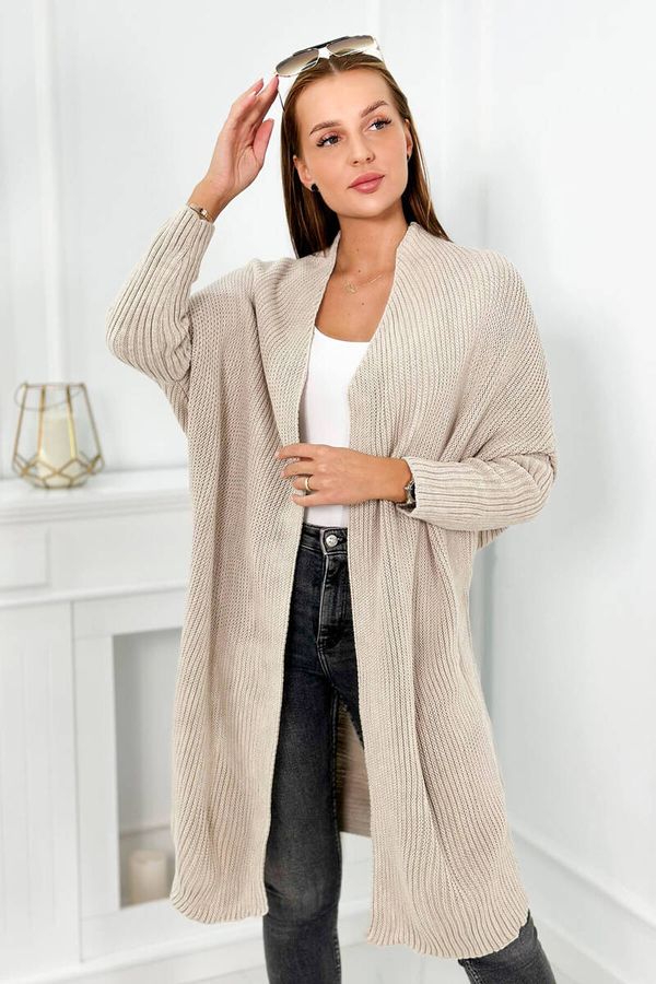 Kesi Sweater with batwing sleeves light beige