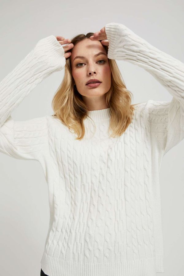 Moodo Sweater with decorative fabric