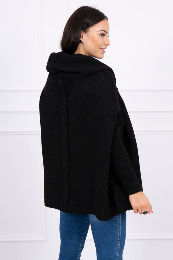 Kesi Sweater with hood and bat sleeve