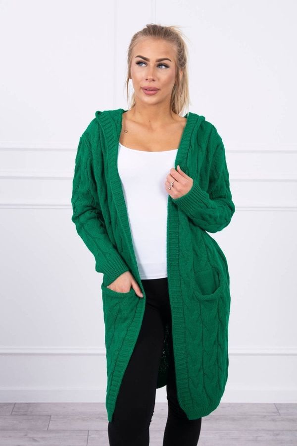 Kesi Sweater with hood and pockets light green