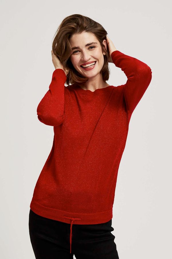 Moodo Sweater with metallic thread