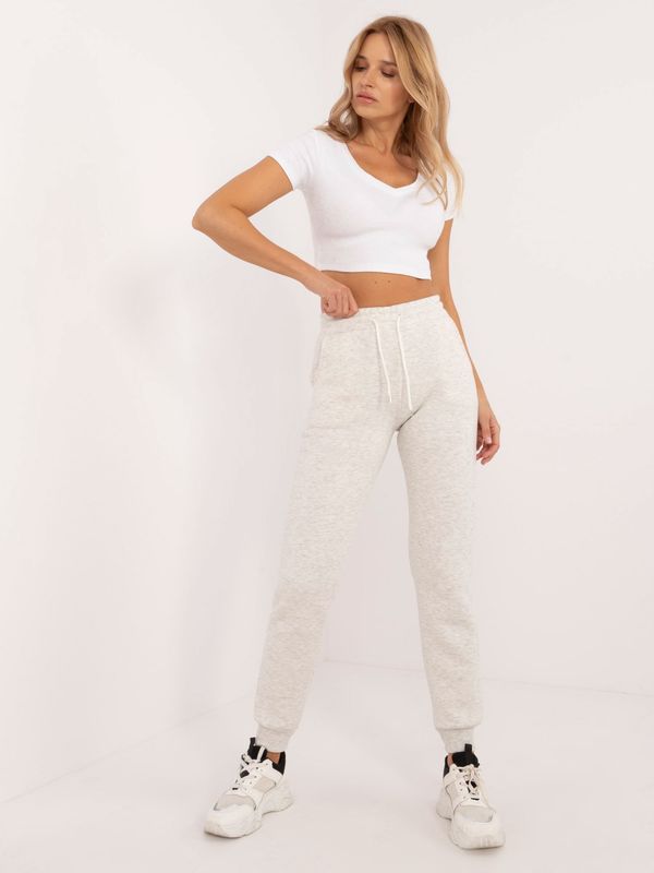 My Red Lips Sweatpants-EM-DR-661.00-light gray