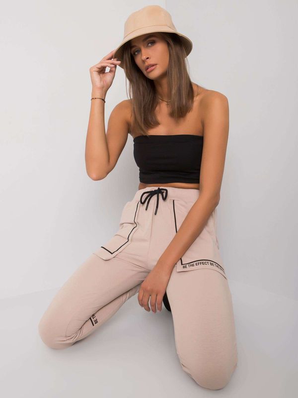 RELEVANCE Sweatpants-RV-DR-7035.70-beige