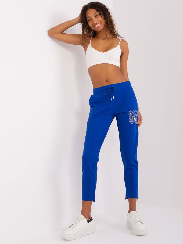 RELEVANCE Sweatpants-RV-DR-8835.10-Cobalt