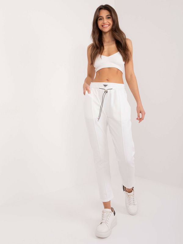 RELEVANCE Sweatpants-RV-DR-9430.22-ecru