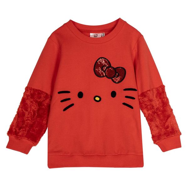 Hello Kitty SWEATSHIRT COTTON BRUSHED HELLO KITTY