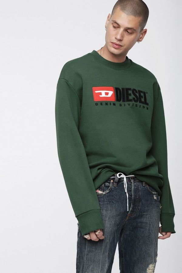 Diesel Sweatshirt - Diesel SCREWDIVISION SWEATSHIRT green