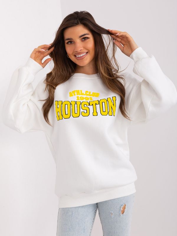 Wow Donna Sweatshirt-EM-BL-617-13.98P-ecru