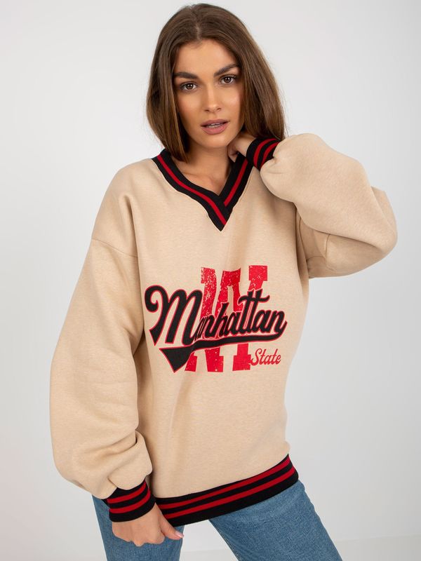 ex moda Sweatshirt-EM-BL-754.37-beige