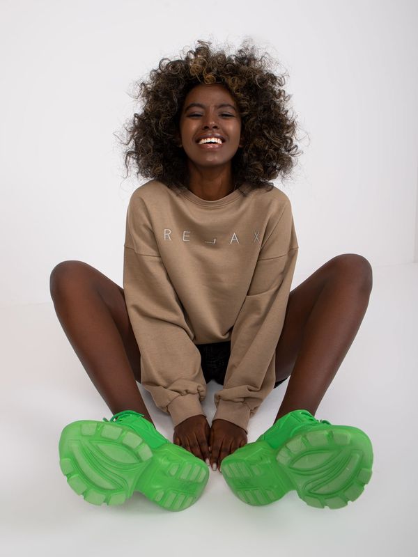 ex moda Sweatshirt-EM-BL-U536/2.00-light brown