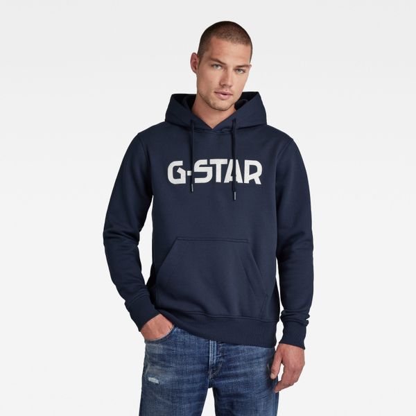 G Star Sweatshirt - G-star RAW Ashor sweat r dark blue