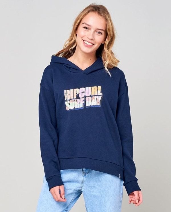 Rip Curl Sweatshirt Rip Curl POSTCARD HOOD SURF REVIVA Navy