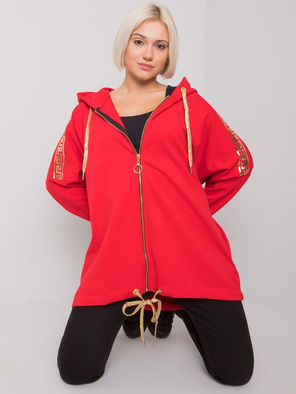 RELEVANCE Sweatshirt-RV-BL-6781.08P-red