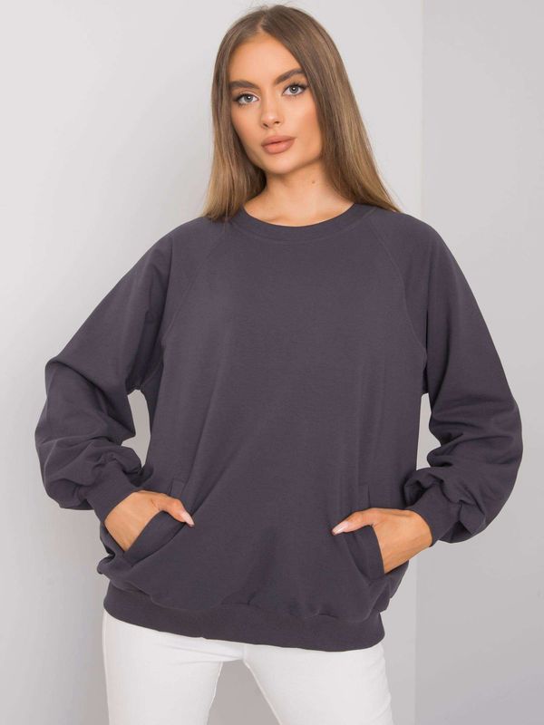 RUE PARIS Sweatshirt-RV-BL-7191.37P-graphite