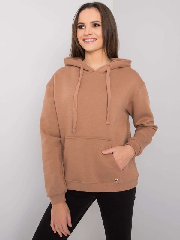 BASIC Feel Good Sweatshirt-RV-BL-7306.41-camel
