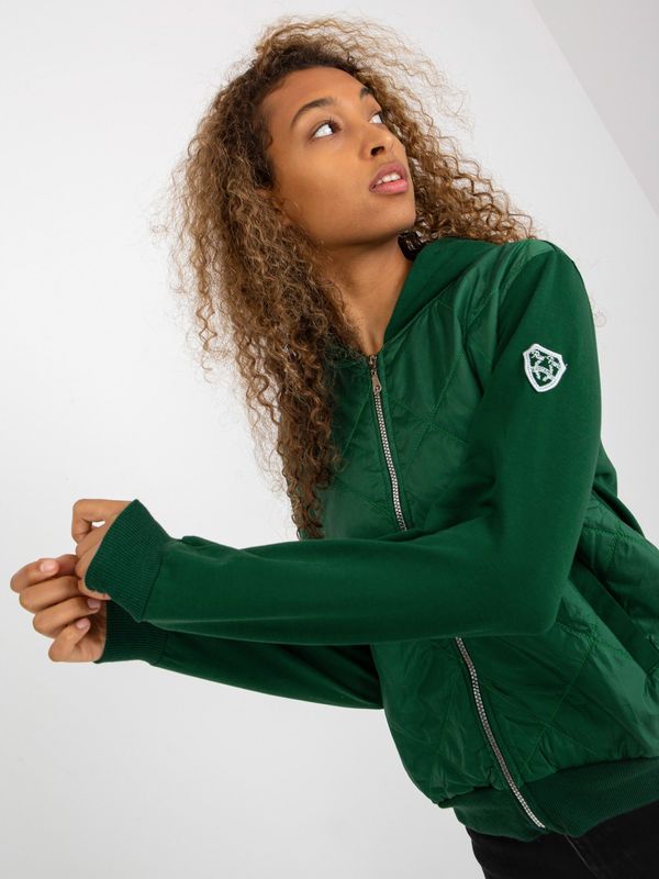 RUE PARIS Sweatshirt-RV-BL-8226.11X-dark green