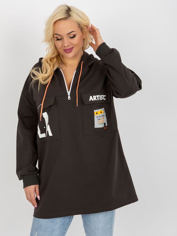 RELEVANCE Sweatshirt-RV-BL-8258.34-dark khaki