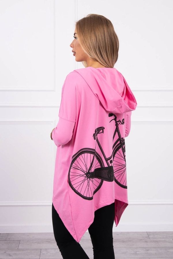 Kesi Sweatshirt with cycling print light pink