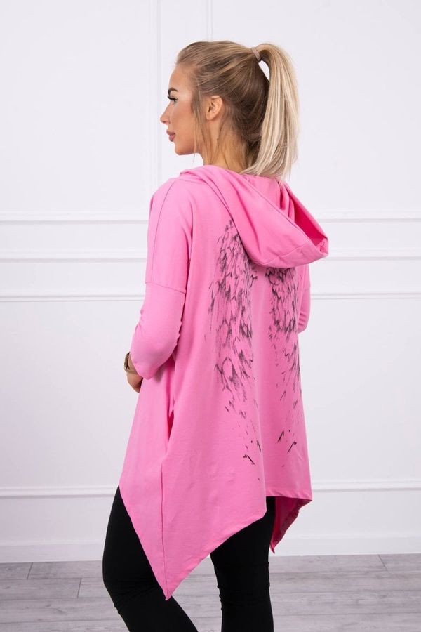 Kesi Sweatshirt with printed wings light pink