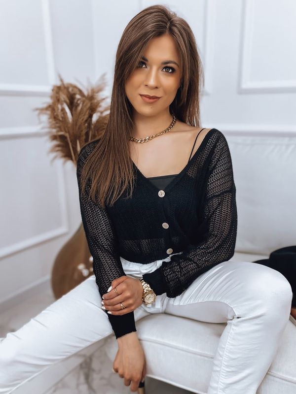 DStreet Sweter damski GOFFY czarny Dstreet