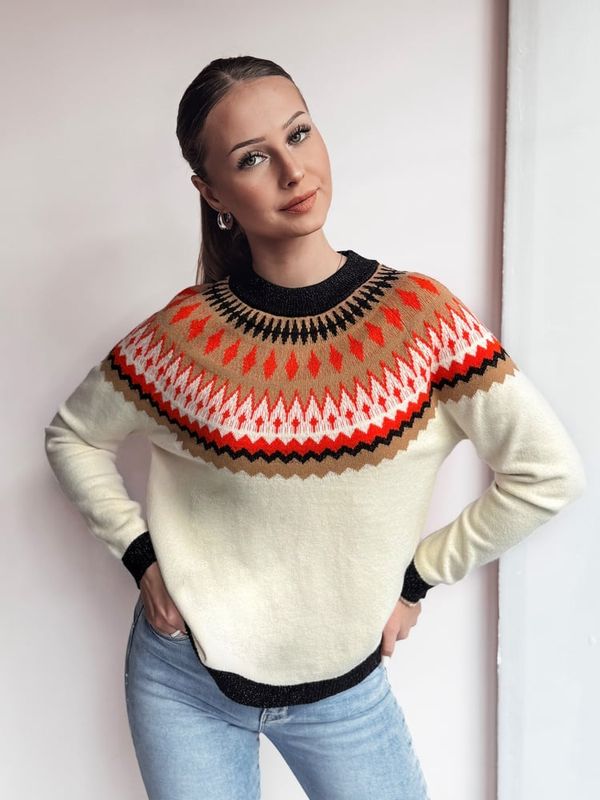 DStreet Sweter damski RUBY GLOW beżowy Dstreet