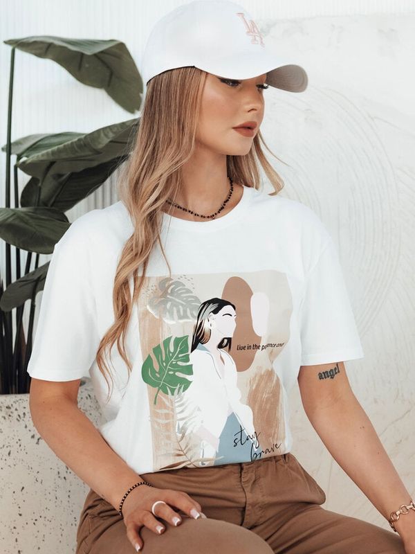 DStreet T-shirt damski BRAVIS biały Dstreet