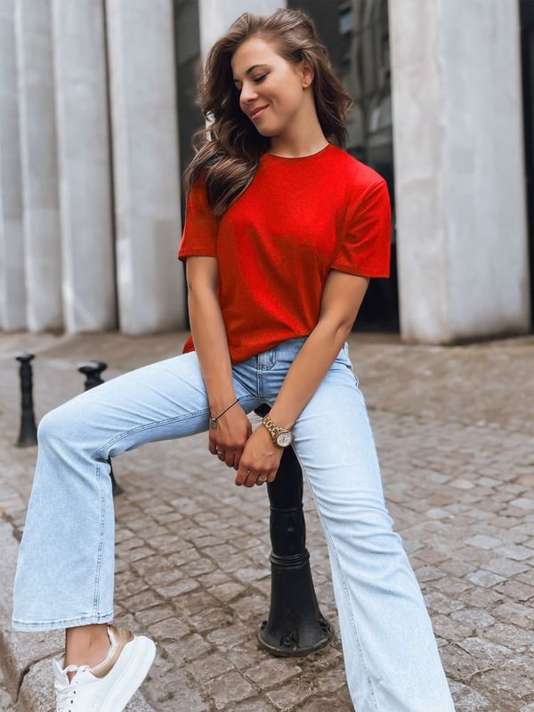 DStreet T-shirt damski MAYLA II czerwony Dstreet