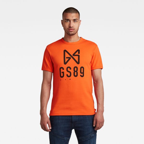 G Star T-shirt - G-star RAW Ventura interlock o orange