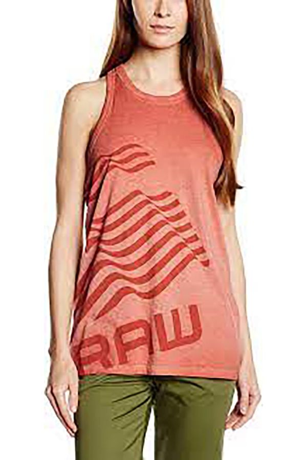 G Star T-shirt - G-star Redill slim r t wmn tanktop orange