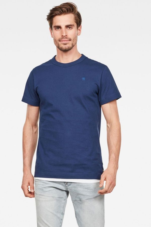 G Star T-shirt - G-STAR Stem r t ss blue