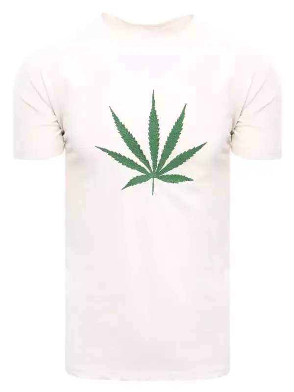 DStreet T-shirt męski ecru Dstreet