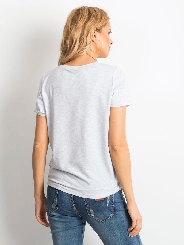 BASIC Feel Good T-shirt-RV-TS-4838.41P-light grey