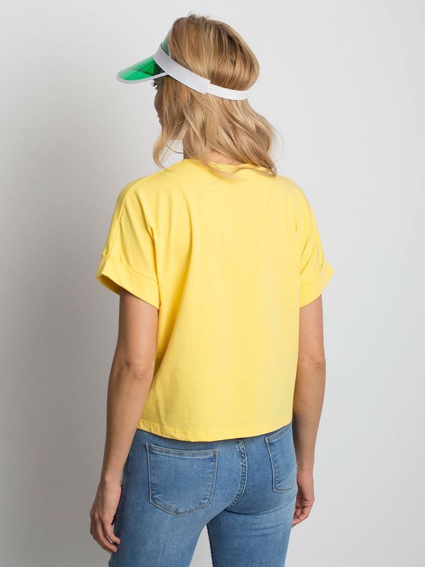 BASIC Feel Good T-shirt-RV-TS-4841.39P-yellow