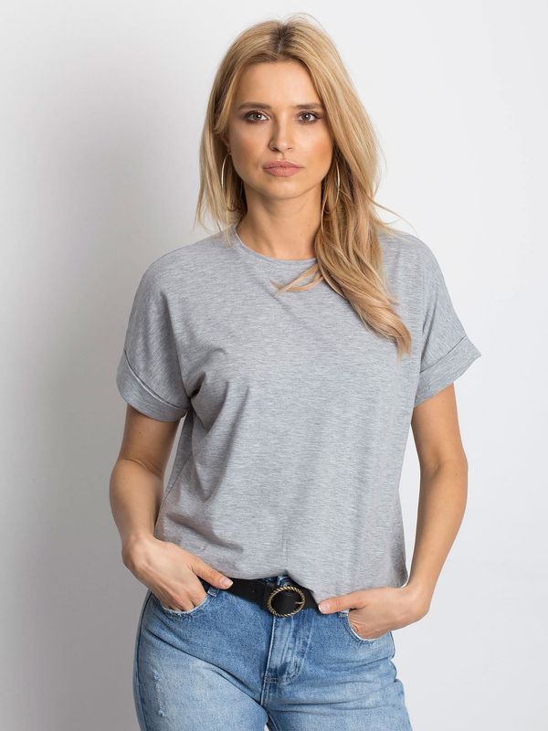 BASIC Feel Good T-shirt-RV-TS-4841.43P-grey