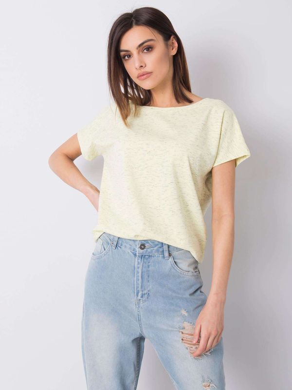 BASIC Feel Good T-shirt-RV-TS-6552.04-light yellow