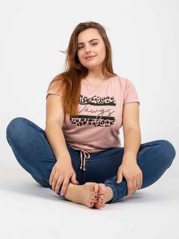 RELEVANCE T-shirt-RV-TS-7657.68P-light pink