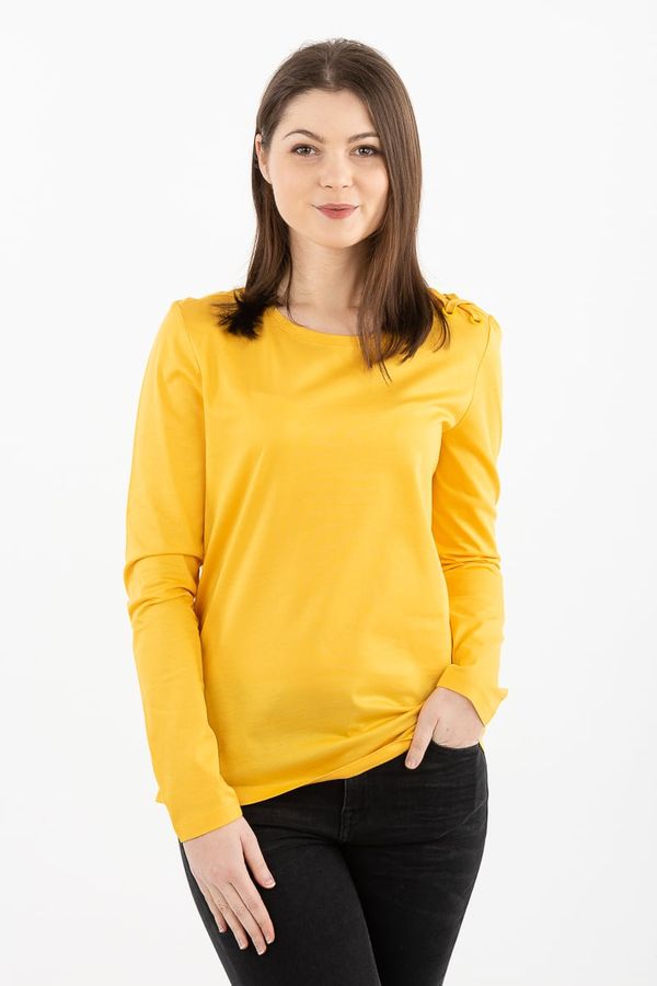 Tommy Hilfiger T-Shirt - TOMMY HILFIGER KRISTIE C-NK TOP LS yellow