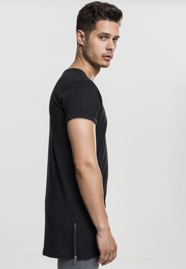UC Men T-shirt with long side zipper black