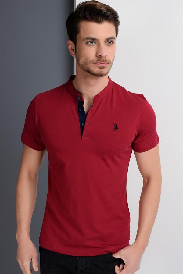 dewberry T8560 DEWBERRY T-SHIRT-LIGHT BURGUNDY